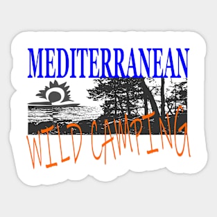 Wild Camping Sticker